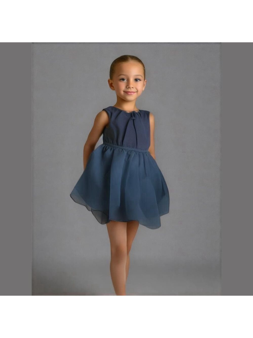 iEFiEL Girls Dance Leotard with Skirt Size 4-6x EUC